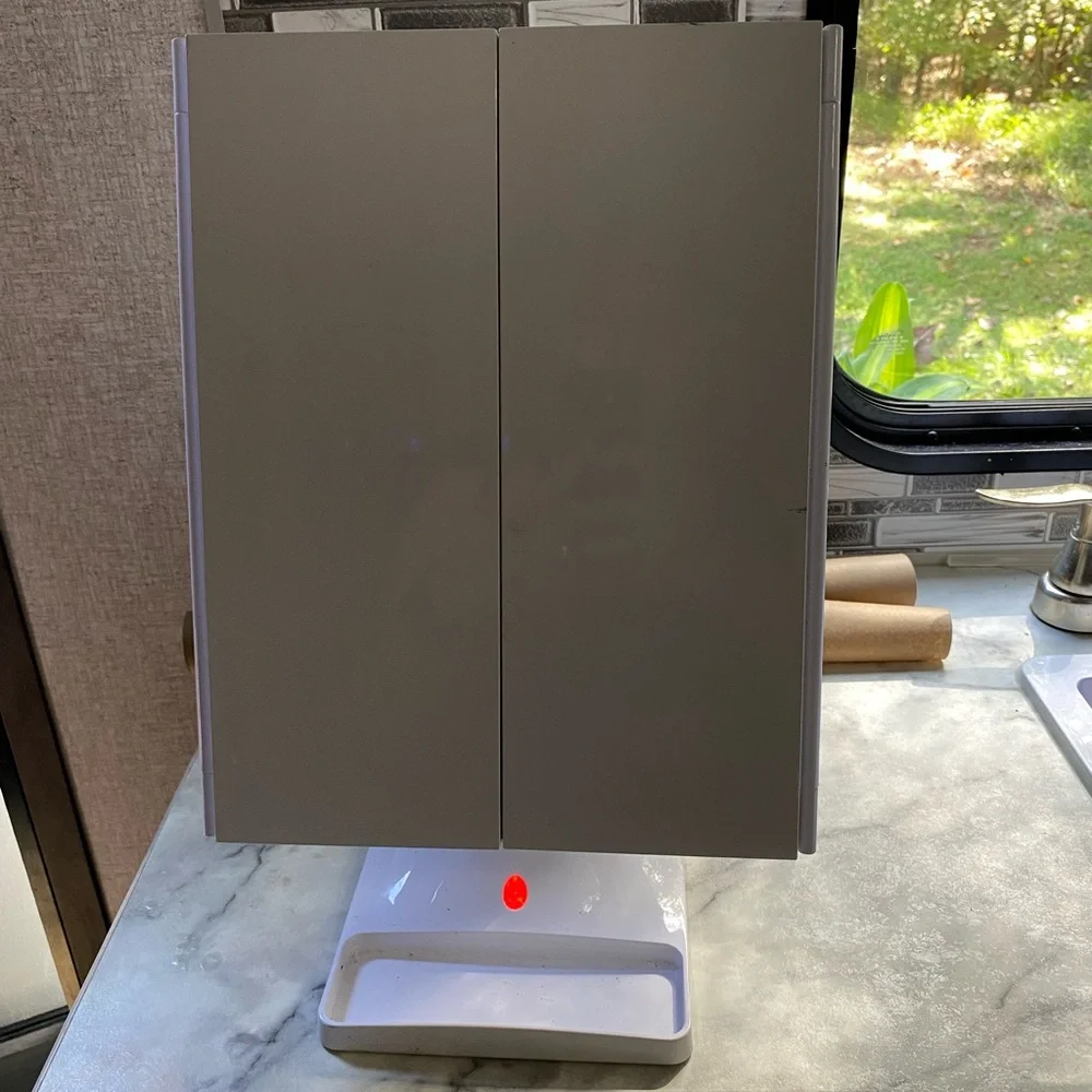 Tri-Fold LED Vanity Mirror